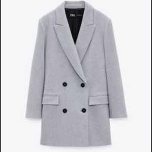 Zara Double Breasted Blazer/Coat